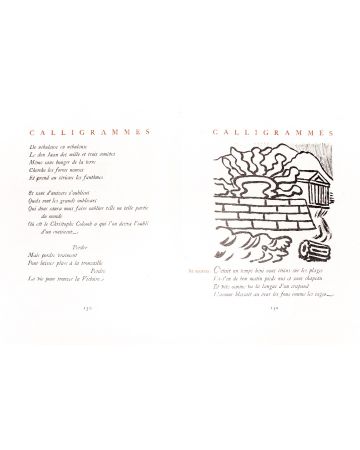 Calligrammes - Giorgio De Chirico, Guillaume Apollinaire - Modern Art