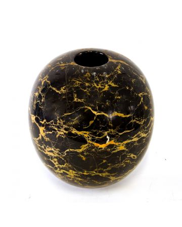 Black Marble Vase by Anonymous - Decorative Object