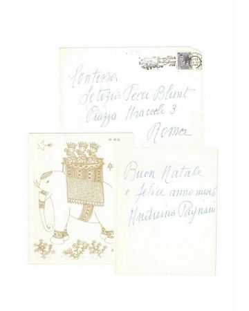 Christmas Card by Andreina Pagnani - Original Manuscripts