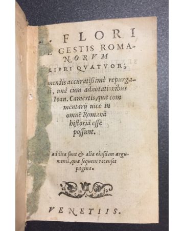 Flori de Gestos Romanorum Libri Quatruor