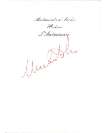 Eco's Autograph by Umberto Eco 
 - Manuscript