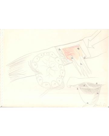 Composizione, 1963 by Gastone Novelli - Contemporary Artwork
