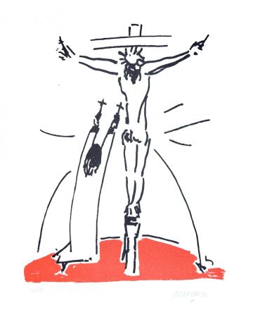 Crucifixion by Sante Monachesi - Contemporary Artwork
