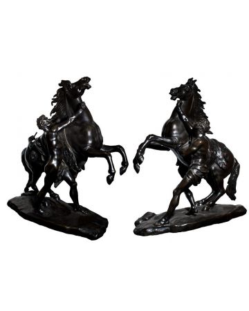 Horses and Charioteer by Anonymous - Decorative Object