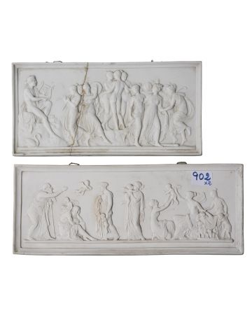 Neoclassic plaques by Eneret - Decorative Objects