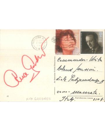 Gardner's Autograph by Ava Gardner - Manuscript