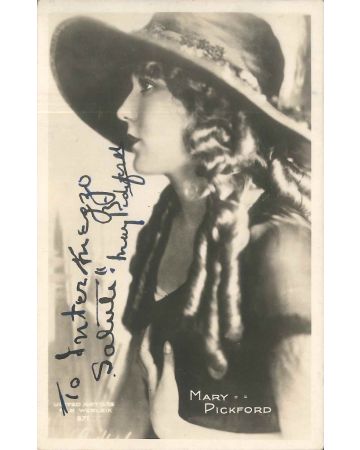 Pickford's Autograph by Mary Pickford - Modern Art Manuscript