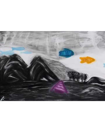 Flying Fish by Orit Sharbat - Contemporary Artwork