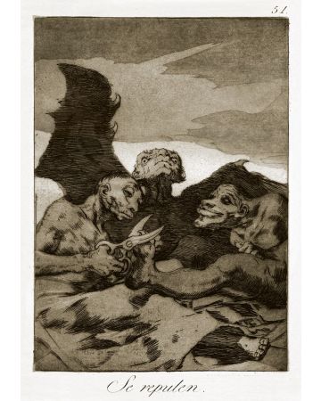 Se Repulen by Francisco Goya - Old Master Artwork