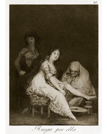 Ruega por ella by Francisco Goya - Old Master