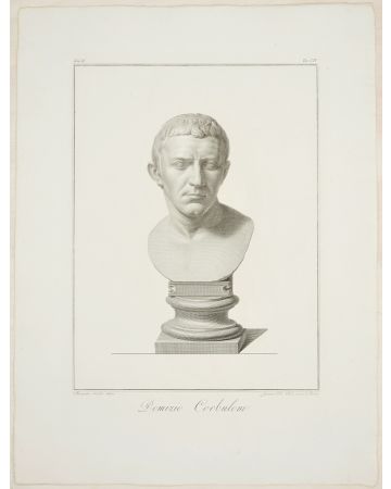 Domizio Corbulone by Giovanni Folo Vneto - Old Master's Original Print