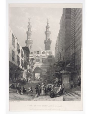  Gate Of The Metwáleys - Cairo by Ebenezer Challis - Modern Artwork