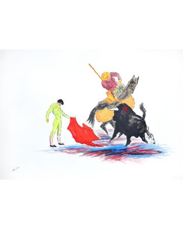 Bullfighter by Josè Guevara - Contemporary Artwork