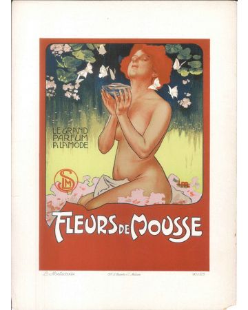 Fleurs de Mousse by Leopoldo Metlicovitz - Modern Artwork