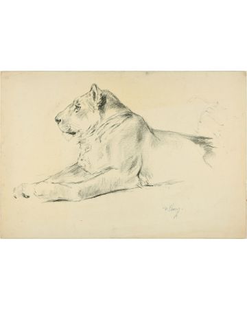 Lioness by Wilhelm Lorenz - Modern Artwork