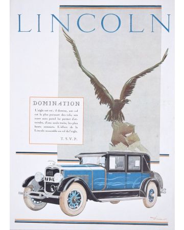 Lincoln Domination by René Vincent - Modern artwork