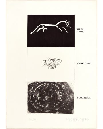 White Horse, Woodhenge by Joe Tilson - Contemporary artwork