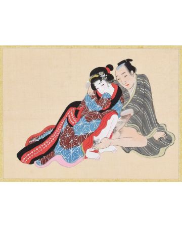 Love Game by Anonymous Japanese artist of XIX century - Modern Artwork