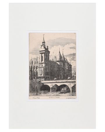 La Tour de l’Horloge by Charles Meryon - Old Masters Artwork