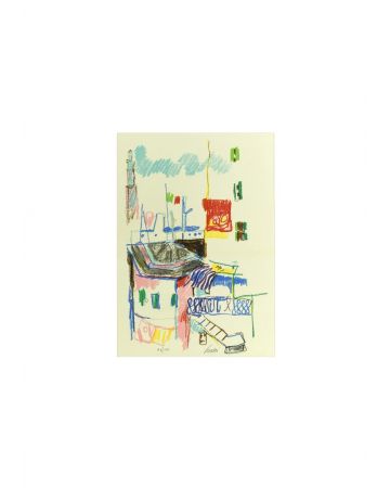 Casetta con Tricolore by Enrico Paulucci - Contemporary artwork