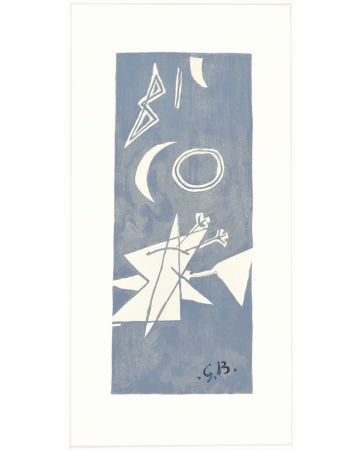 Ciel Gris II by George Braque - Contemporary Artwork