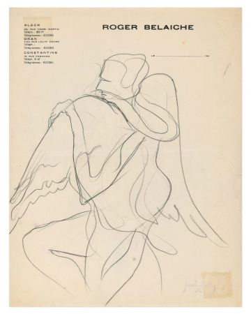 Winged Figure by Josselin Bodley - Contemporary Artwork