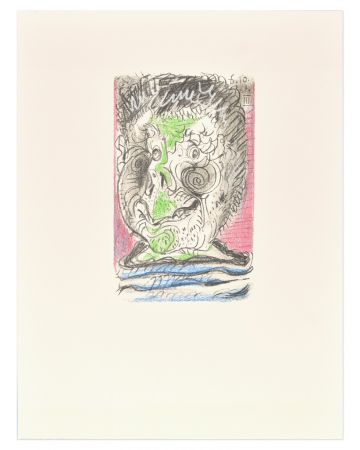 Le goût du Bonheur - 6.10.64 XIII by Pablo Picasso - Contemporary Artwork