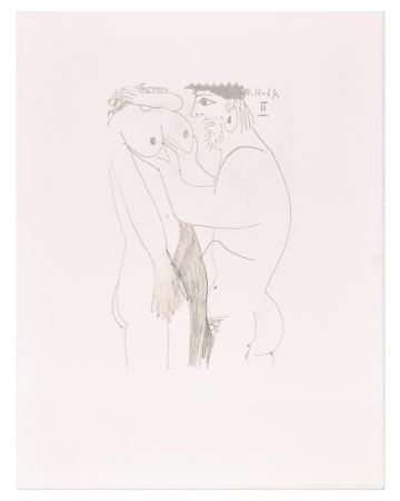 Le goût du Bonheur - 8.10.64 II by Pablo Picasso - Contemporary Artwork