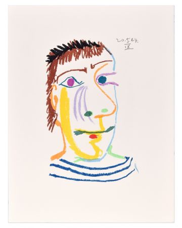 Le goût du Bonheur - 20.5.64 IX by Pablo Picasso - Contemporary Artwork
