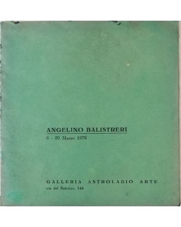 Angelino Balistreri by Carlo Giacomozzi - Contemporary Rare Book