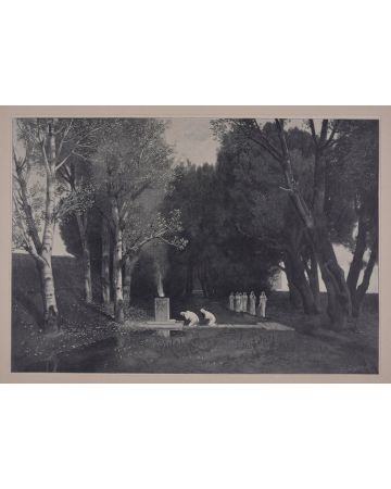 Holy Grove by Arnold Böcklin (after) - Moder Artwork