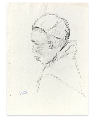 A Monk by Joseph Bernard - Modern Artwork