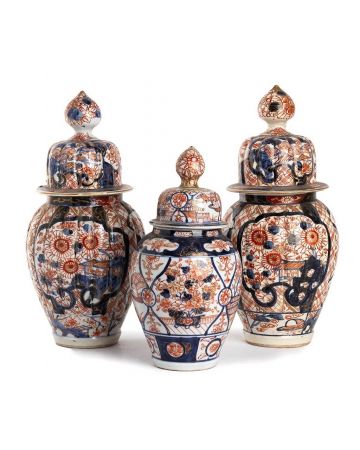 Three Japanese Imari Vases by Anonymous -  Decorative Objects 
