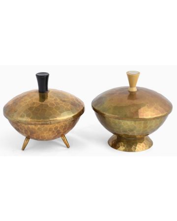 Pair Of Brass Cups - Decorative Objects
