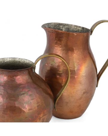 Two Copper Pitchers - Decorative Objects