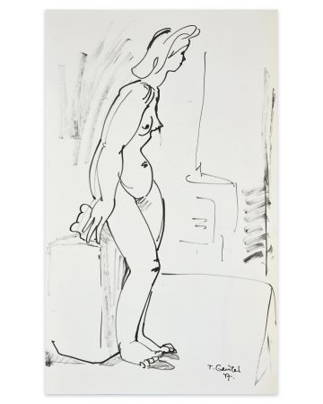 Standing Woman by Tybor Gertler - Modern Artwork