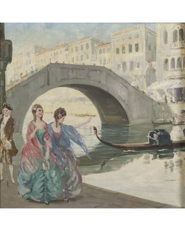 Pair of Italian Oil Paintings  