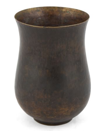 Dark Patina Brass Vase - Decorative Objects