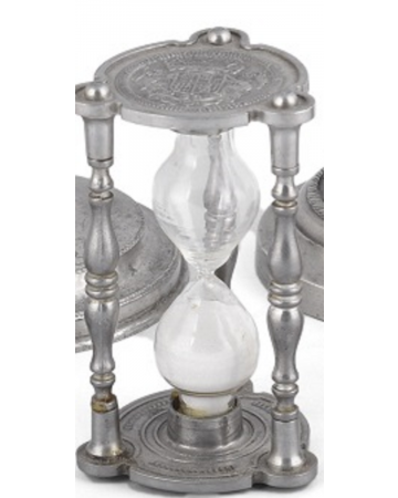 Tin Hourglass - Decorative Object