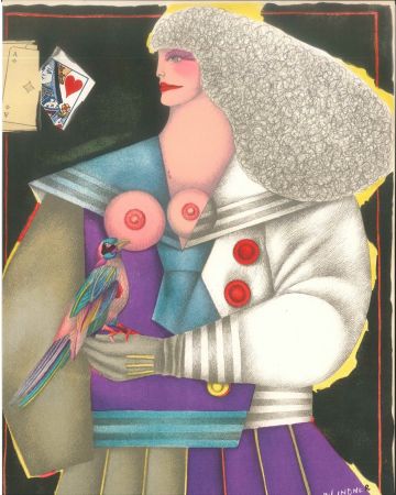 Untitled from Le XX Siècle by Richard Lindner - Contemporary Artwork