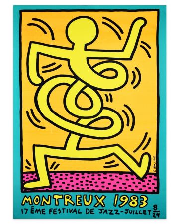 Montreux 1983 by Keith Harring - Contemporary artwork