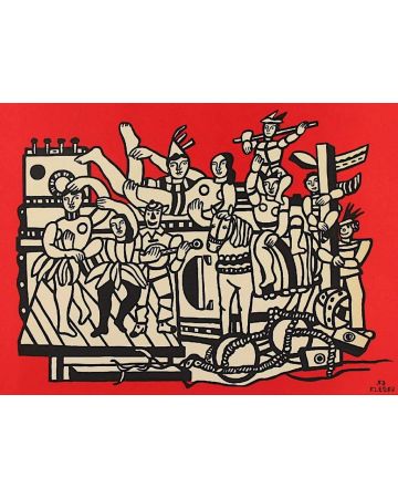 La Grande Parade by Fernand Léger (after) - Contemporary Artwork