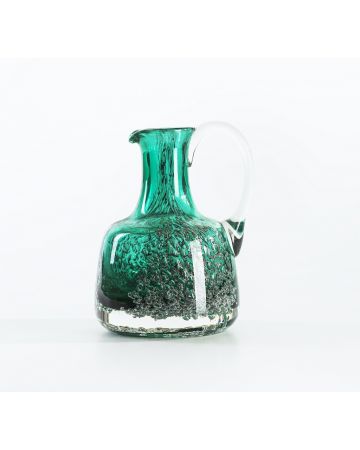 Bubble Green Glass Pitcher by Anonymous - Decorative Object