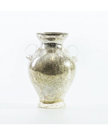 Cracked Glass Vase by Anonymous - Decorative Object