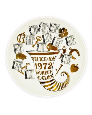 Felice 1972 - Calendario by Piero Fornasetti - Design and Decorative Objects