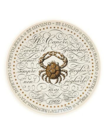 Cancerian - from Zodiac Plate Series by Piero Fornasetti - Design and Decorative Object