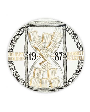 Happy 1987 Calendario by Piero Fornasetti -Decorative Design