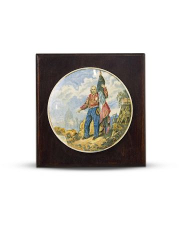Garibaldi Porcelain Plate by Anonymous - Decorative Object