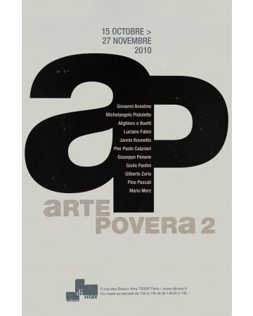 Arte Povera 2 - Galerie Di Meo  - Contemporary Artwork