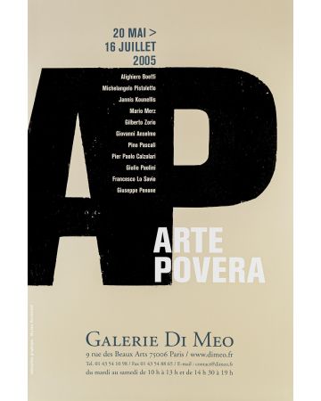 Arte Povera - Galerie Di Meo  - Contemporary Artwork
